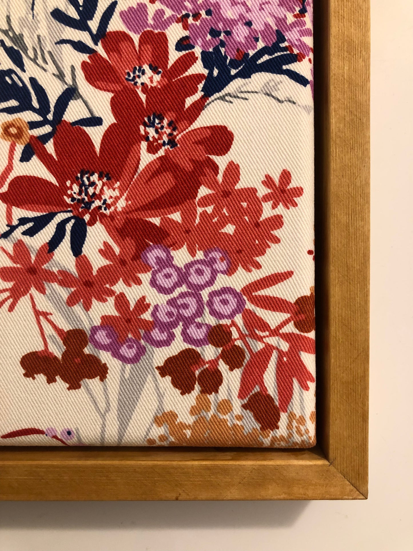 3-Cosmos, Tapisserie sur cadre - Décoration salon.