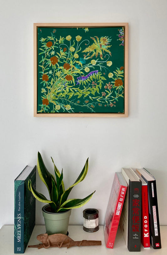 3-Maquis, tapisserie sur cadres