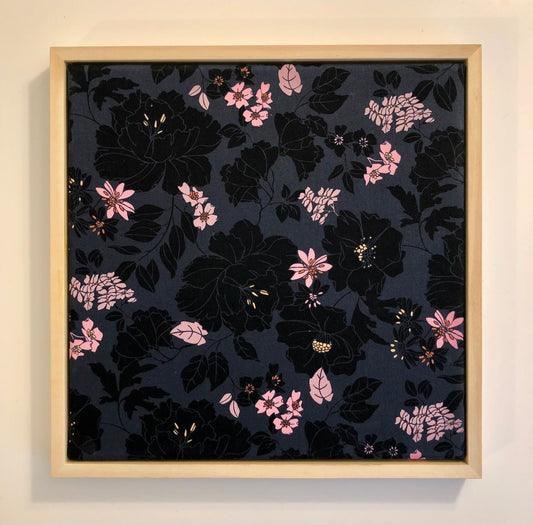 7-Rosier sauvage, Tapisserie sur cadre - Décoration salon.