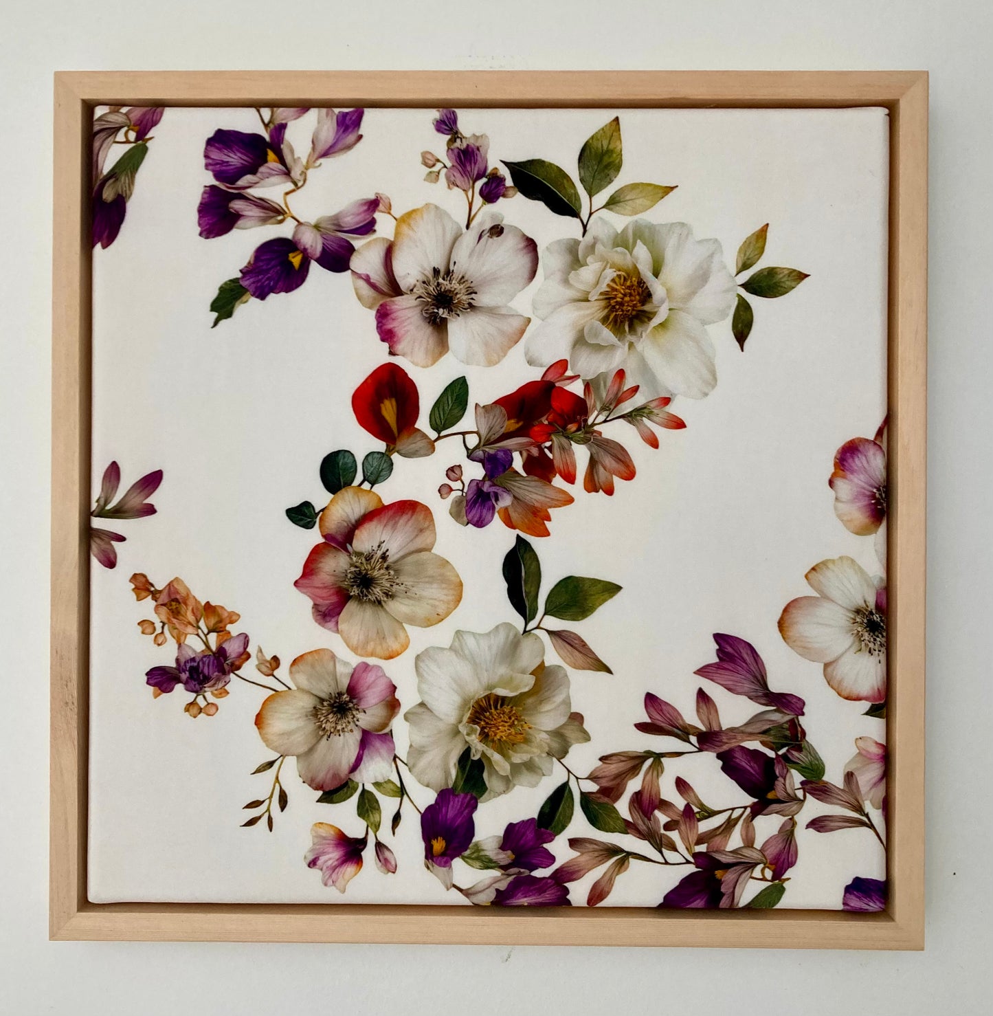 5- Romantic, tapisserie sur cadres